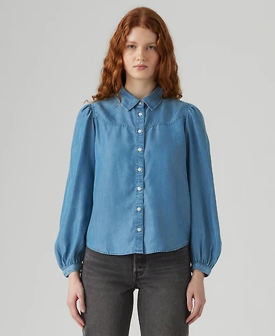 Levi's Women's Journey Western Point Collar Shirt