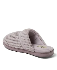 Dearfoams Women's Serena Marled Chenille Scuff House Slipper
