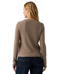 Levi's Women's Dana Henley Long Sleeve Top