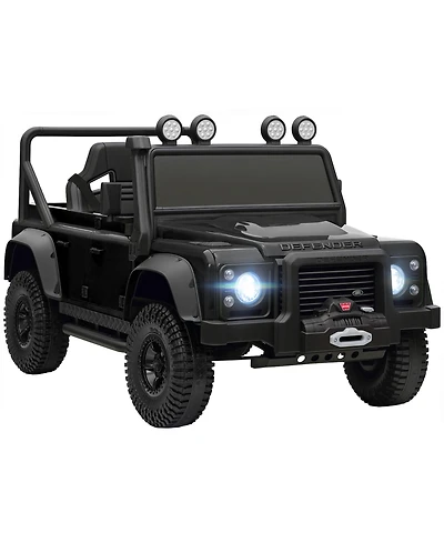 Qaba Kids Electric Car, Land Rover Licensed Off-Road Ride On