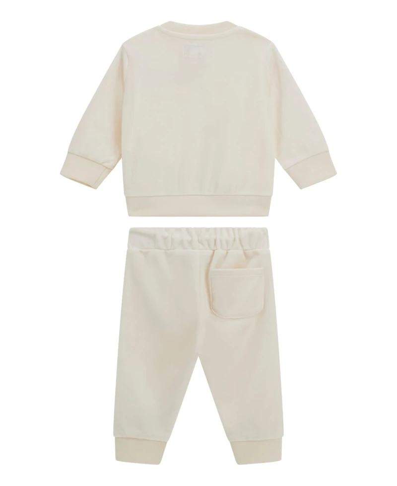 Guess Baby Girls 2-Piece Velour Top and Active Pant Set