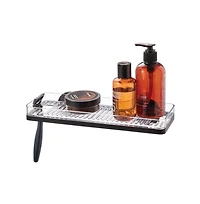 iDesign Self-Adhesive Shower Shelf with Razor Holder