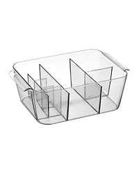 iDesign 8-Section Makeup Organizer - Set of 2 - Clear - Made in Usa