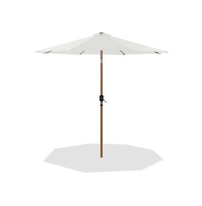 Meridian Furniture Fiji White Fabric Patio Umbrellas