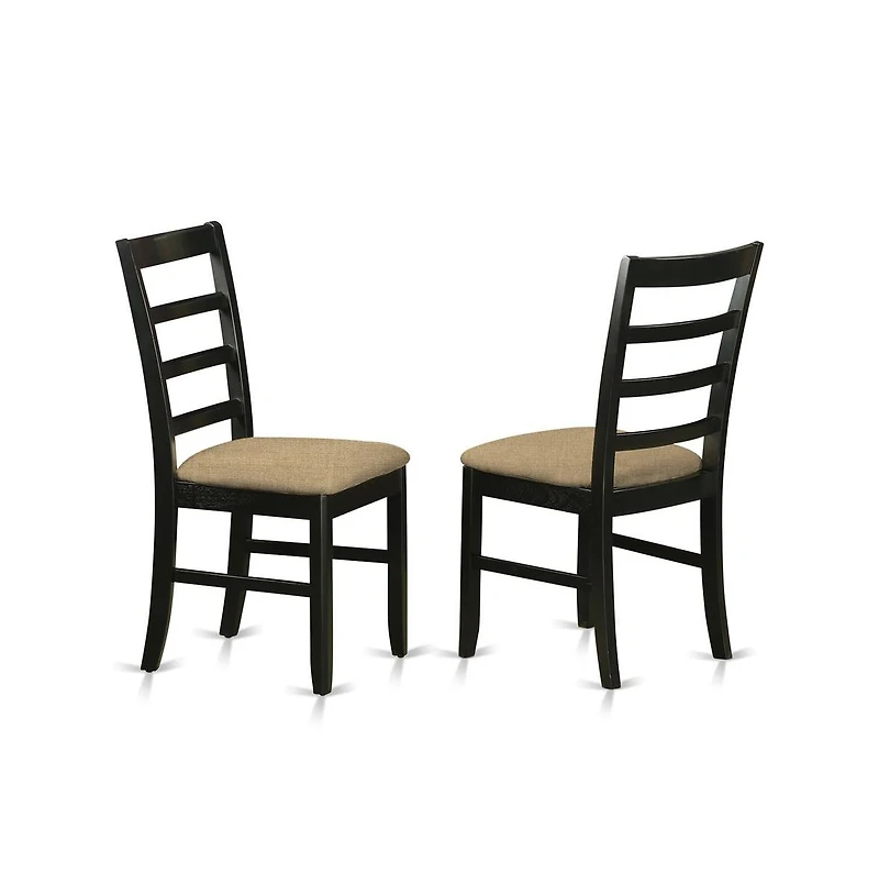 East West Furniture 5 Pc Dining room set for 4-Dining Table and 4 Dining Chairs