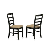 East West Furniture 5 Pc Dining room set for 4-Dining Table and 4 Dining Chairs