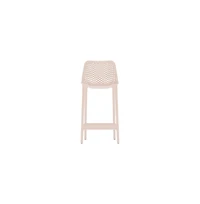 Meridian Furniture Mykonos Pink Outdoor Patio Stool, Set of 4