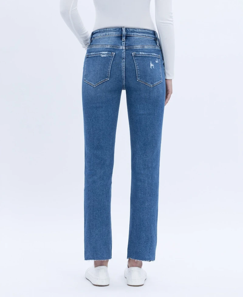 Vervet Women's High Rise Slim Straight Jeans