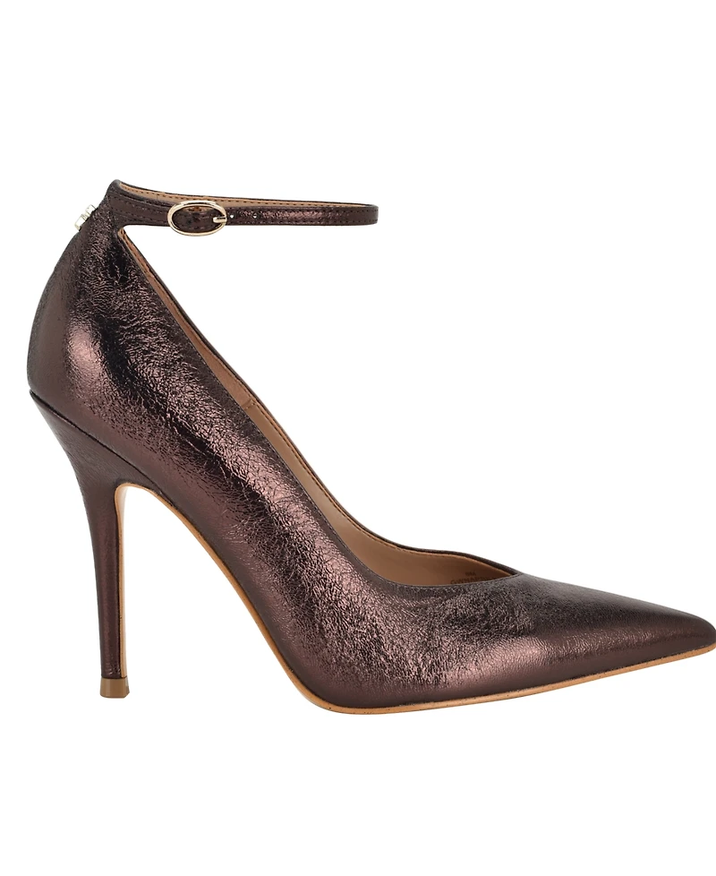 Guess Women's Napril Ankle Strap Stiletto Dress Pumps