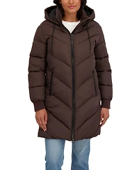 Sebby Juniors' 3/4 Puffer Jacket with Hood