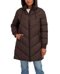 Sebby Juniors' 3/4 Puffer Jacket with Hood