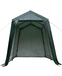 Akiudex 10 x 20 feet outdoor heavy-duty carport with 2 doors-10 x 20 ft