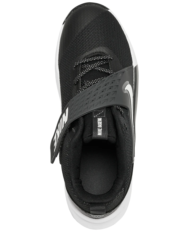 Nike Big Kids Team Hustle D 12 Fastening Strap Basketball Sneakers from Finish Line