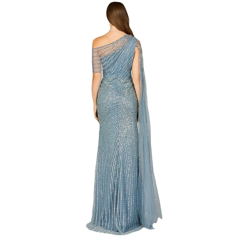 Lara Women's One Shoulder Fitted Gown