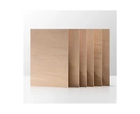 Robotime 3D Puzzles Plywood Sheets for Laser Cutting, Engraving Wood Burning, Thin Unfinished Wood Boards for Craft, Multicolored, 11.81"16.54&#x