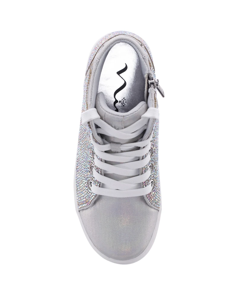 Nina Big Girls Kula Crystal High Top Sneakers
