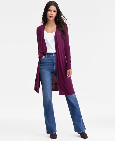 I.n.c. International Concepts Women's Open-Front Duster, Created for Macy's