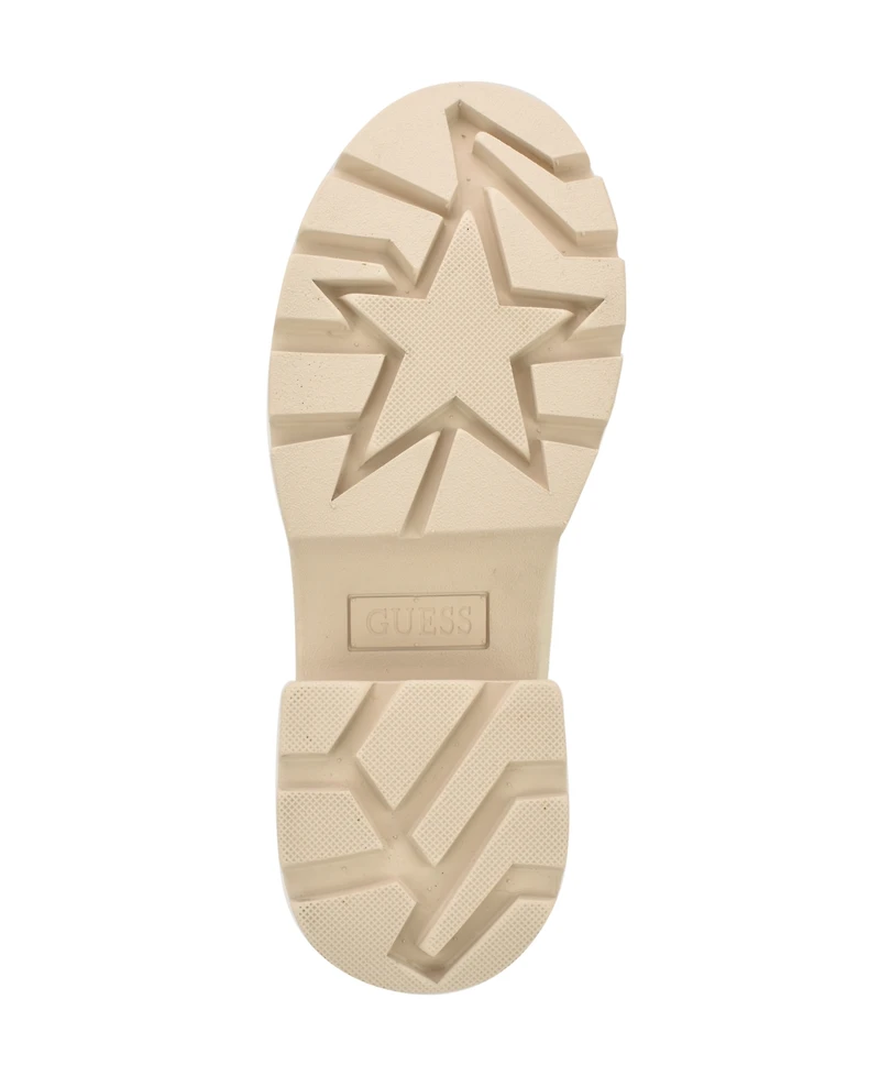 Guess Women's Yarini Platform Lug Combat Boots