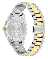Versace Men's Swiss Apodis Gmt Two-Tone Bracelet Watch 41mm