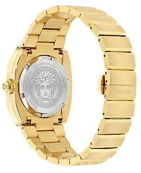 Versace Women's Swiss Medusa Antares Gold Ion Plated Bracelet Watch 35mm