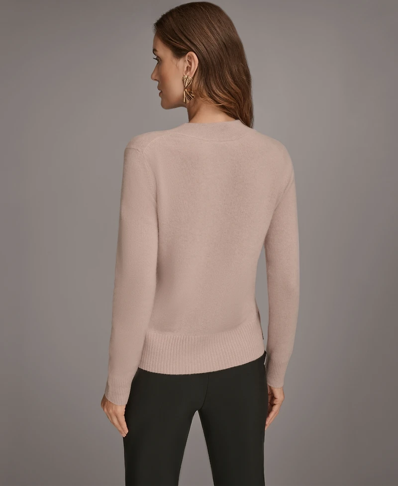 Donna Karan New York Women's V-Neck Cashmere Sweater