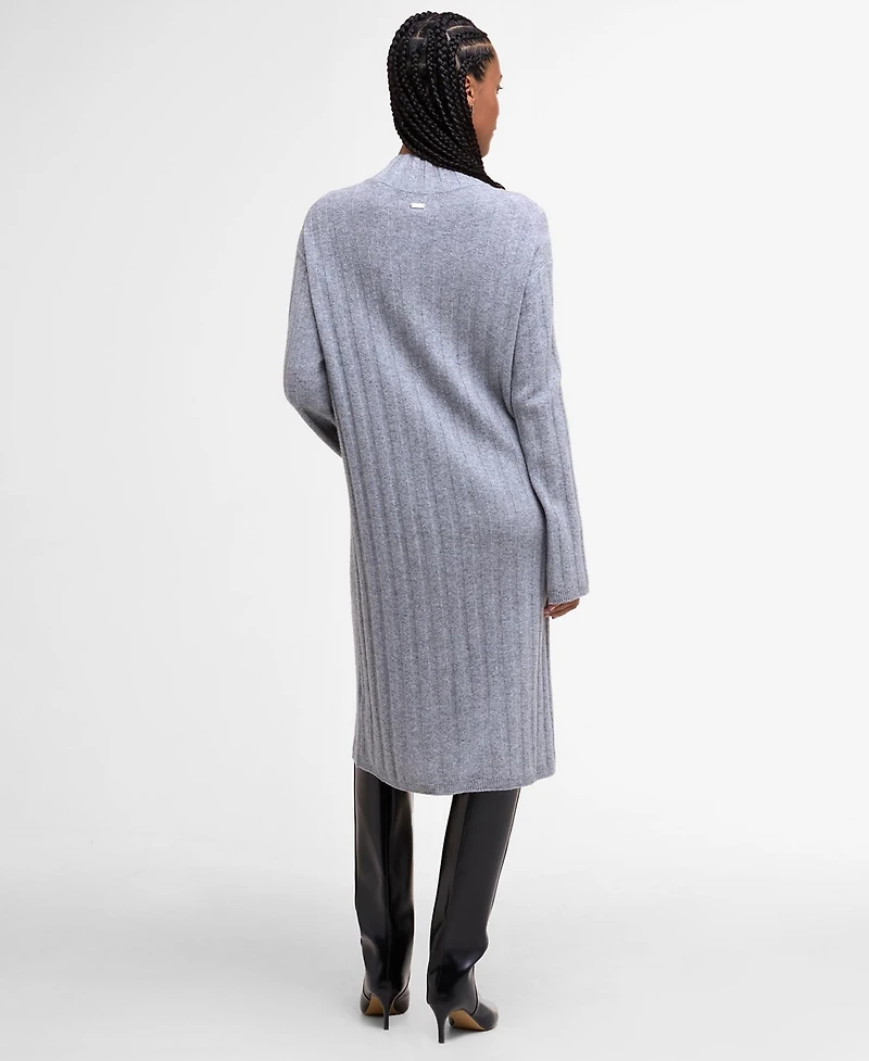 Barbour Women's Funnel Neck Midi Dress