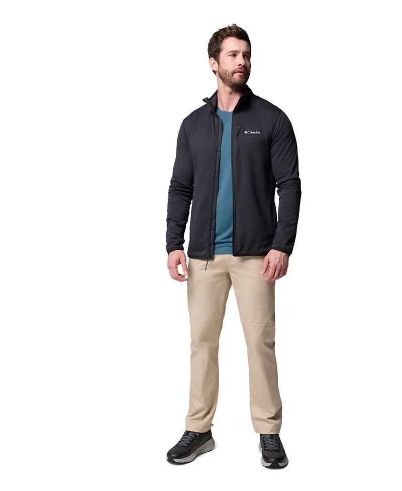 Columbia Men's Essential Hike Grid Fleece Full Zip Jacket