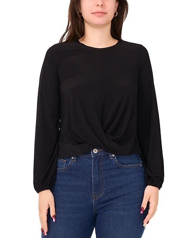 Sam & Jess Women's Twist Waist Knit Top
