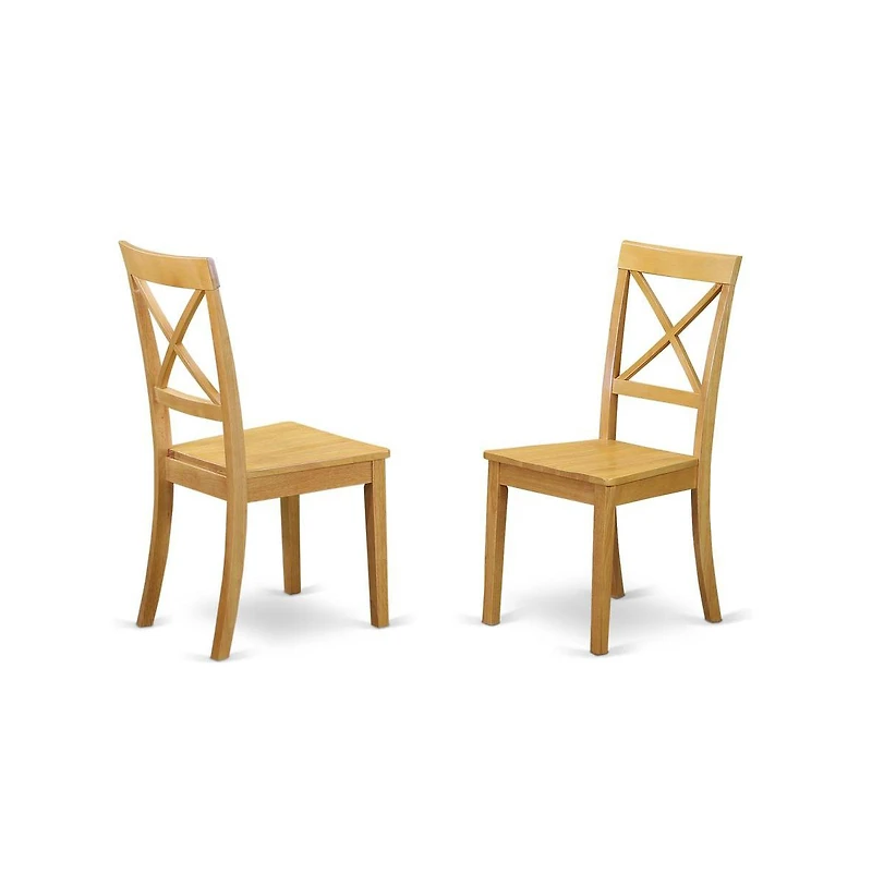 East West Furniture Dining Room Set Oak