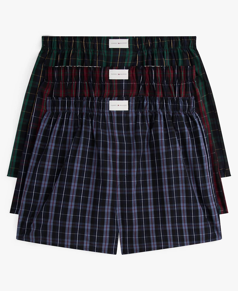 Tommy Hilfiger Men's 3-Pack Cotton Classics Woven Boxers Set
