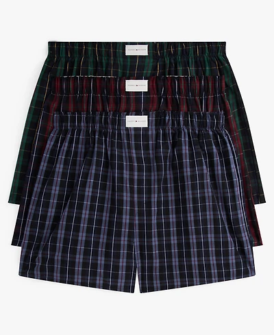 Tommy Hilfiger Men's 3-Pack Cotton Classics Woven Boxers Set