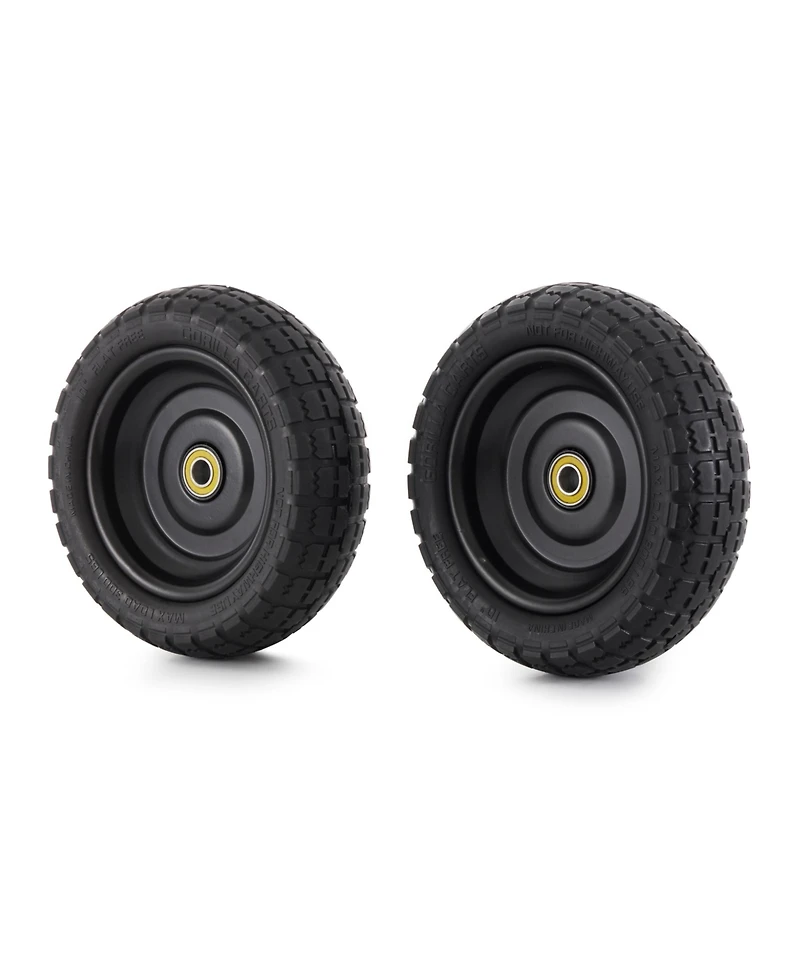Gorilla Carts Gct-10NF 10 Inch No Flat Replacement Tire for Utility Cart, 2 Pack