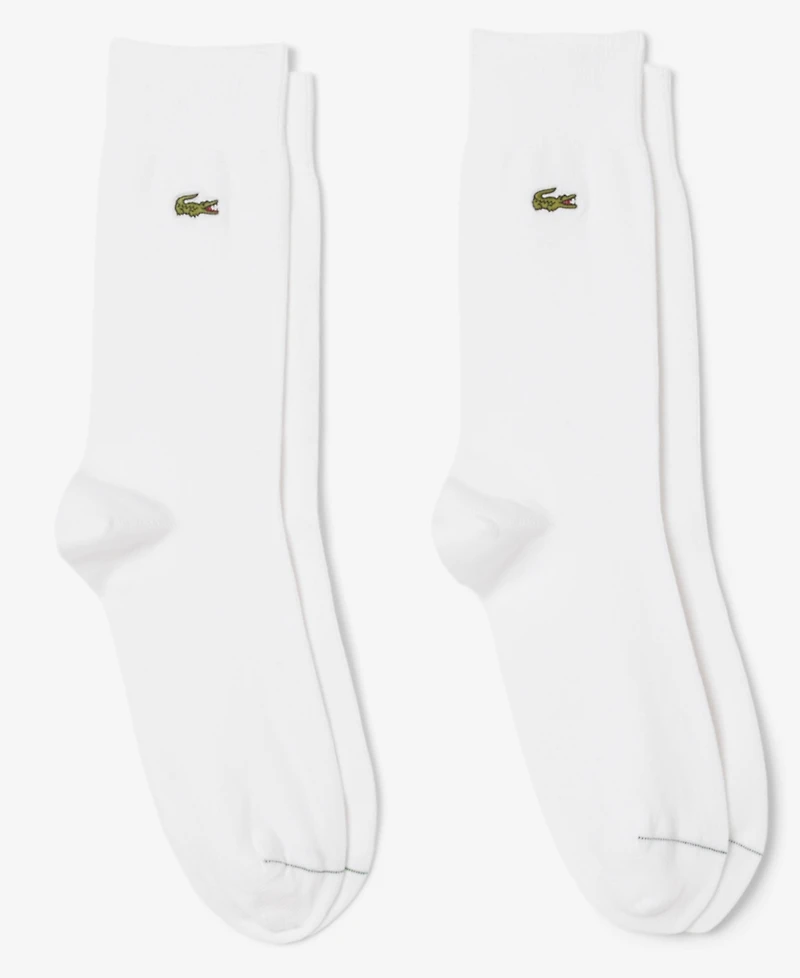 Lacoste Unisex 2-Pack High Height Crew Socks Set