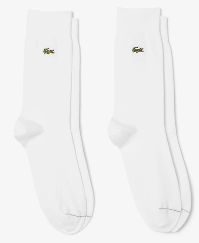 Lacoste Unisex 2-Pack High Height Crew Socks Set