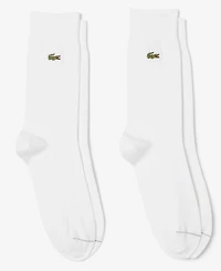 Lacoste Unisex 2-Pack High Height Crew Socks Set