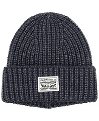 Levi's Men's Heathered Rib Knit Fashion Beanie