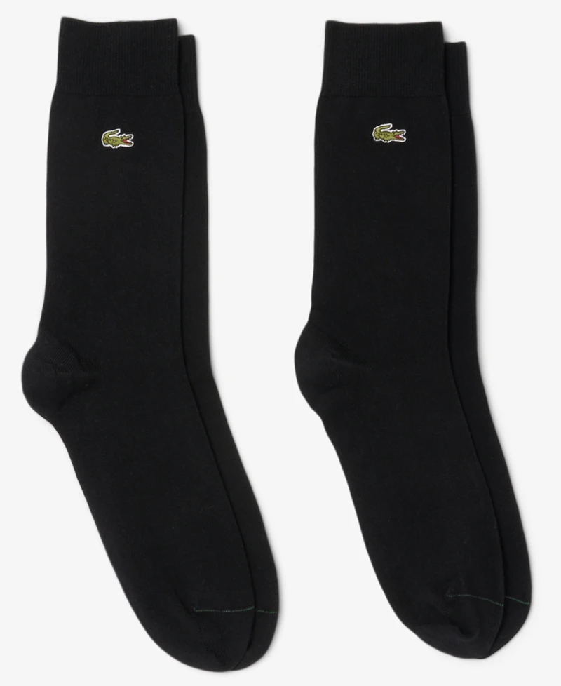 Lacoste Unisex 2-Pack High Height Crew Socks Set