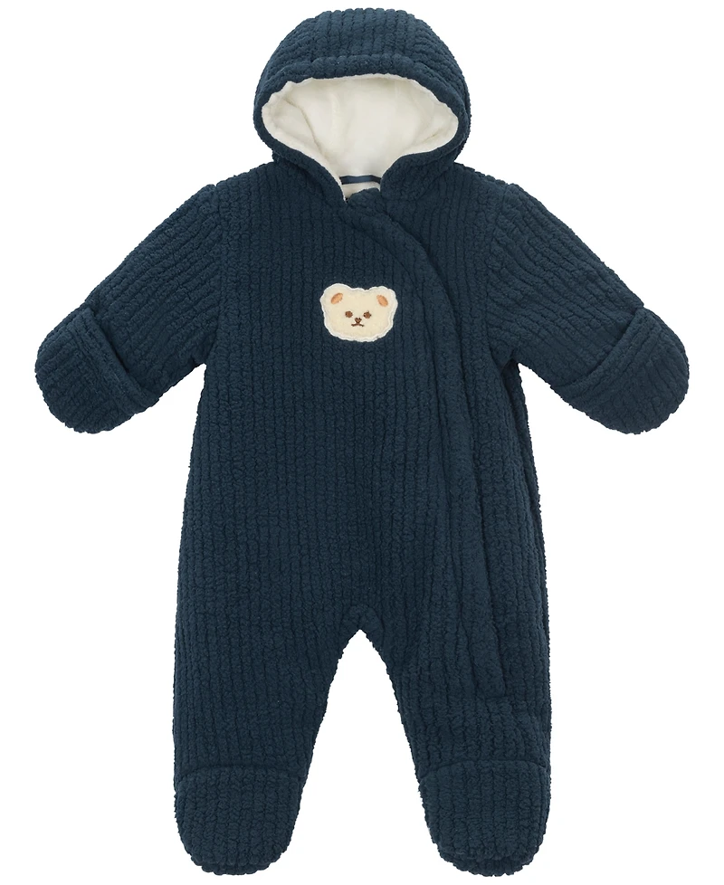 S Rothschild & Co Baby Boys Teddy Plush Corded Pram