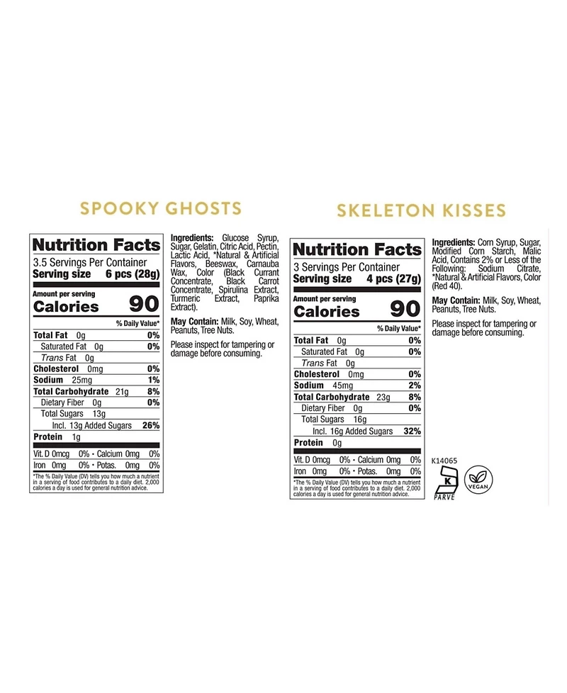 Sugarfina Sugar Skull Candy Bento Box Duo, 2 Pieces