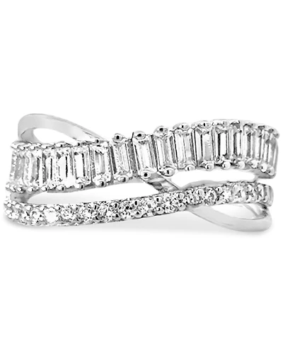 Giani Bernini Cubic Zirconia Double Row Ring, Created for Macy's