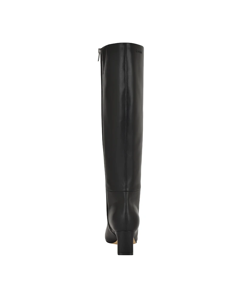 Calvin Klein Women's Caterine Tall Square Toe Boots