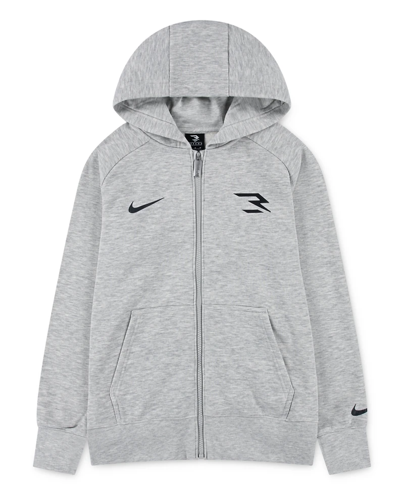 Nike 3BRAND by Russell Wilson Big Boys Fleece Zipper Hoodie
