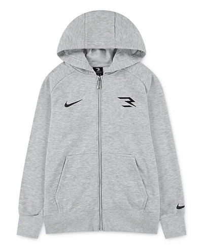 Nike 3BRAND by Russell Wilson Big Boys Fleece Zipper Hoodie
