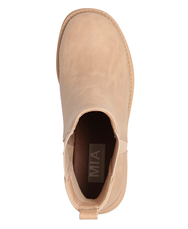 Mia Women's Adea Chelsea Lug Sole Booties