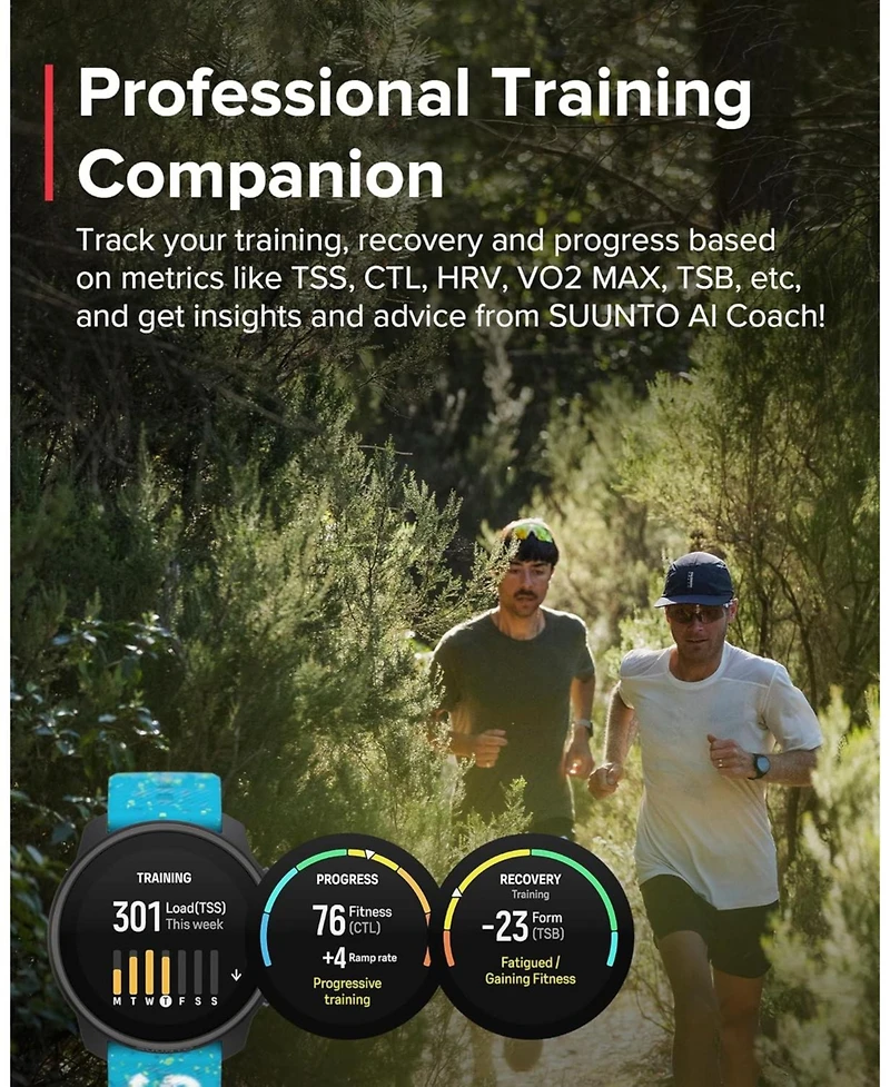 Suunto Race S Titanium Gps Sports Watch with Amoled Touchscreen, Heart Rate and Fitness Tracker