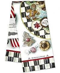 MacKenzie-Childs Christmas Cookie Recipe Dish Towel