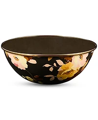 MacKenzie-Childs Wild Rose Brown Medium Everyday Bowl, 80-oz.