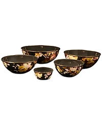 MacKenzie-Childs Wild Rose Brown Extra-Large Everyday Bowl, 192-oz.