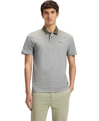Boss by Hugo Boss Men's Oxford-Pique Cotton Relaxed-Fit Polo Shirt