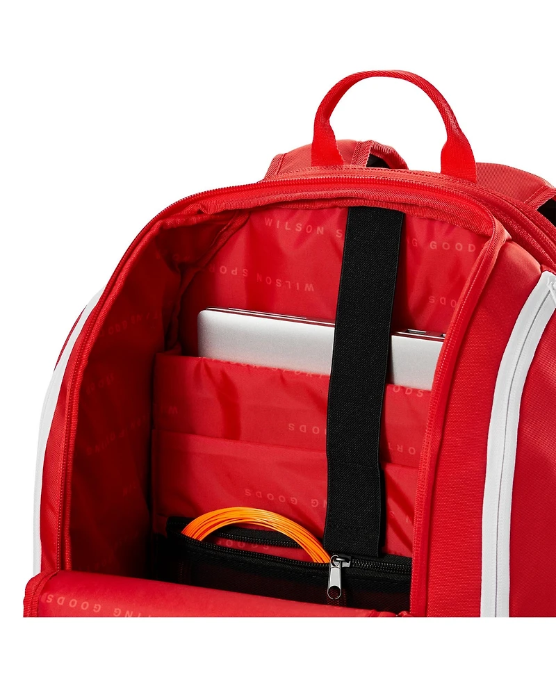 Wilson Super Tour Red Tennis Backpack - Red